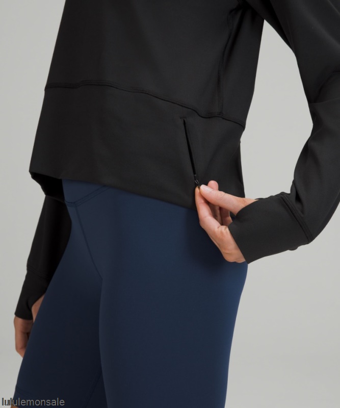 Lululemon Damen DELULU479 | Schwarz Ready To Rulu Pullover